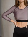 Rashguard sports violet