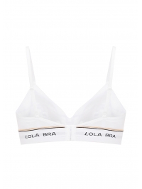 White basic bra