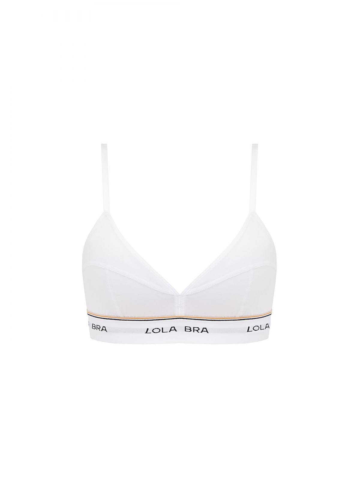 White basic bra