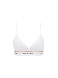 White basic bra