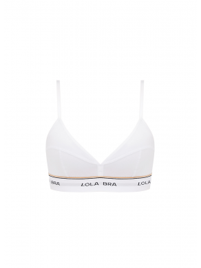 White basic bra