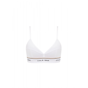 White basic bra
