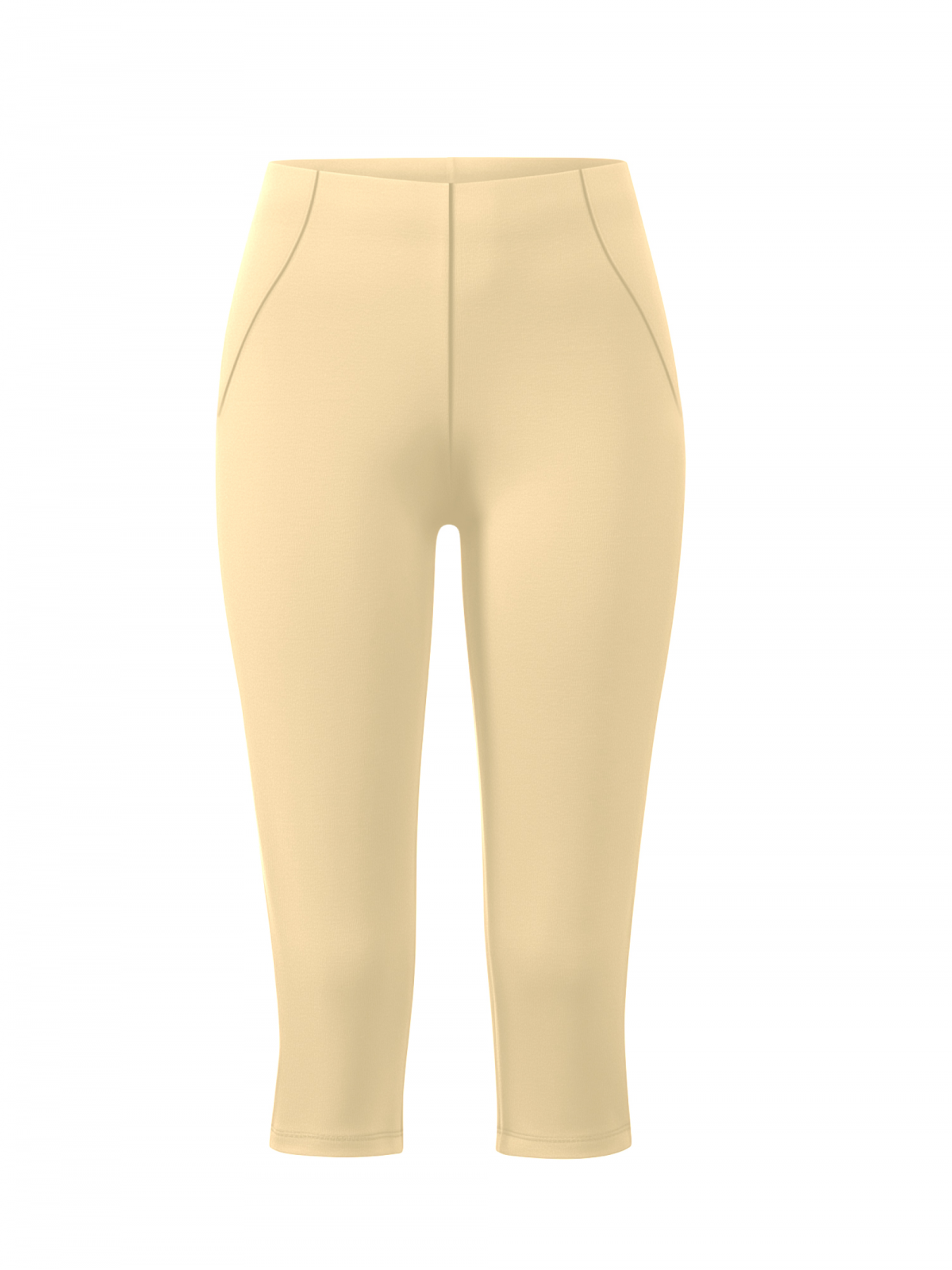 Капрі спортивні жовті