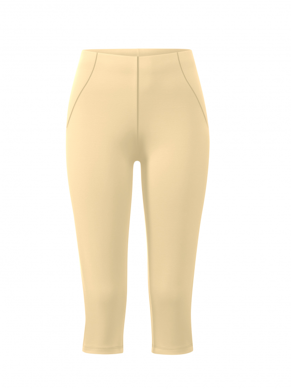 Капрі спортивні жовті