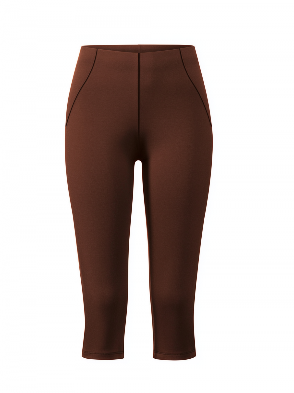 Капрі спортивні коричневі