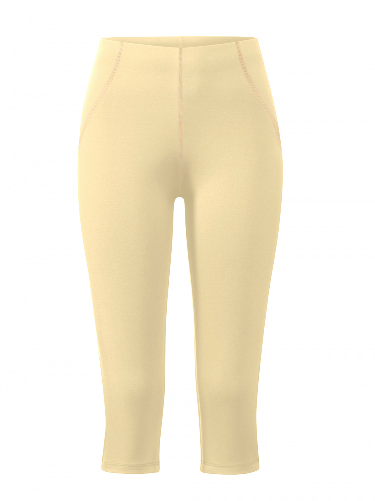 Капрі спортивні жовті