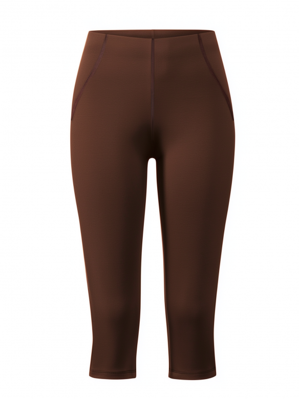 Капрі спортивні коричневі