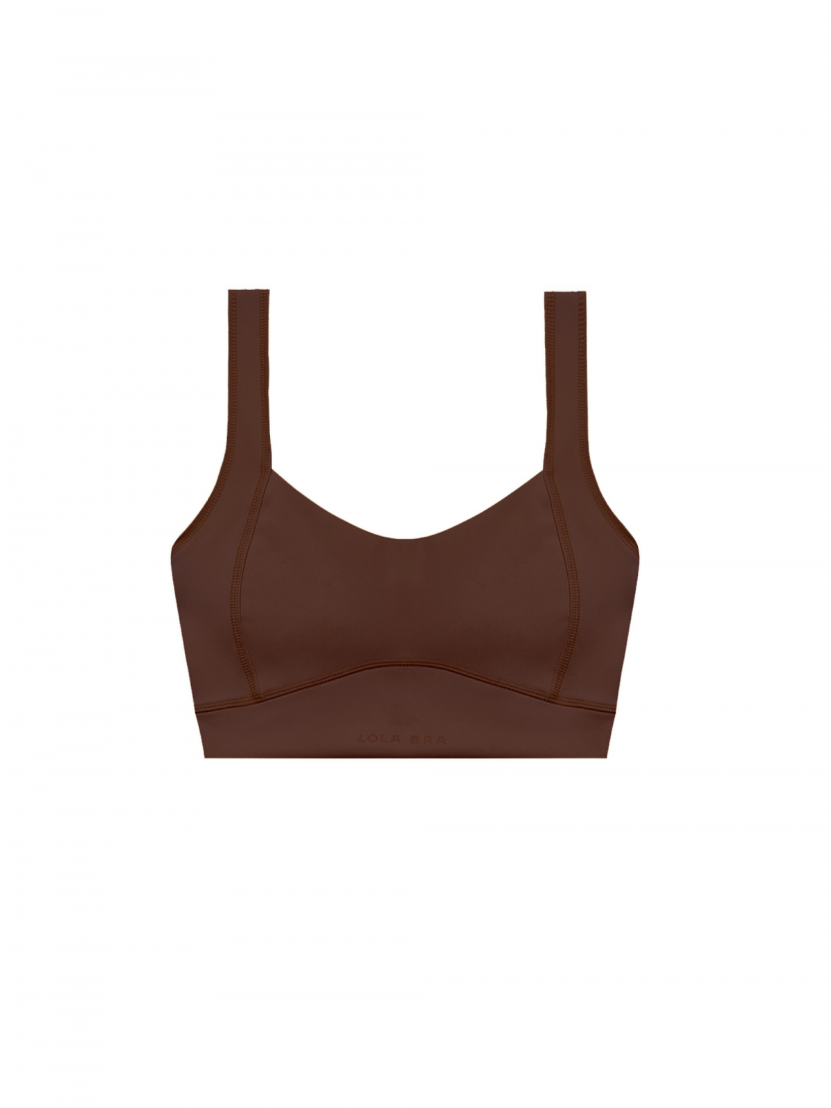 Топ спортивний коричневий