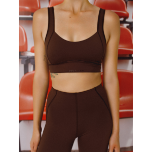 Brown sports top