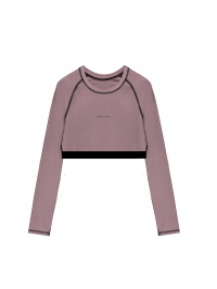 Рашгард спортивний короткий фіолетовий