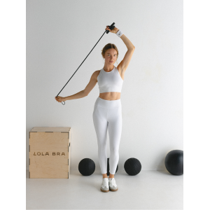 White sport leggings