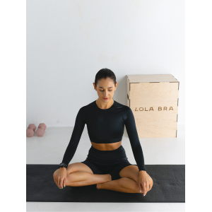 Рашгард спортивний короткий чорний