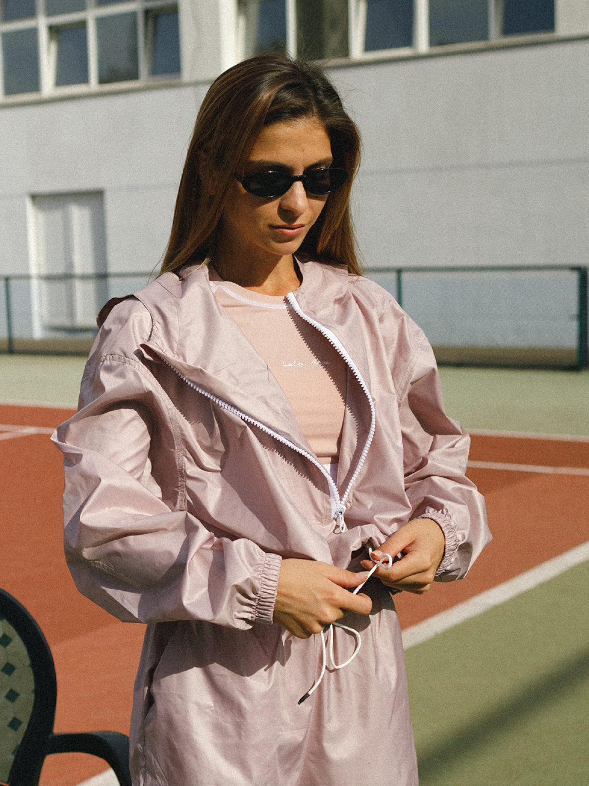 Pink sports jacket