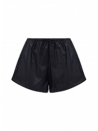 Black athletic shorts