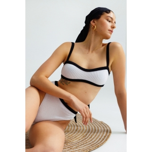 Bando white swimsuit