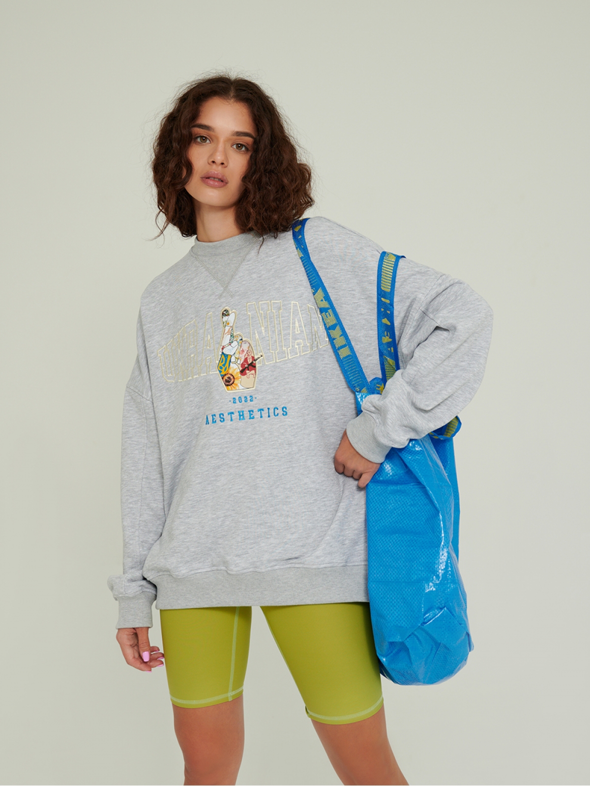 Sweatshirt Ukrainian aesthetics melange