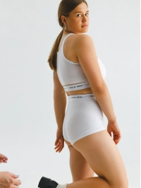 White basic full  top