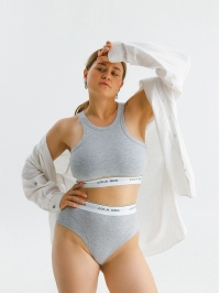 Melange basic full top