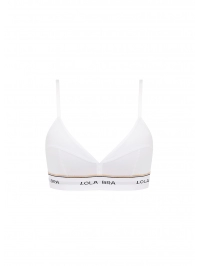 White basic bra