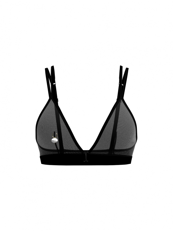 Bra with decoration
