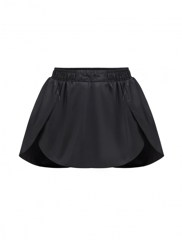 Black athletic shorts-skirt
